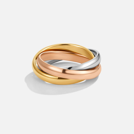Anillo Loop Tricolor - Velour™