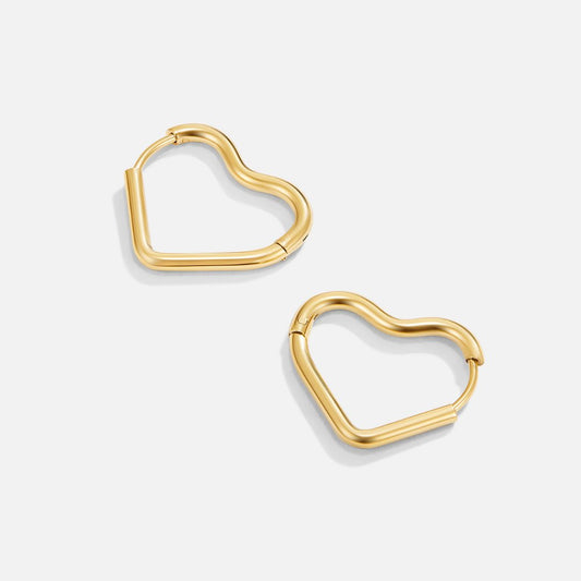 Pendientes de Corazón de Oro - Velour™