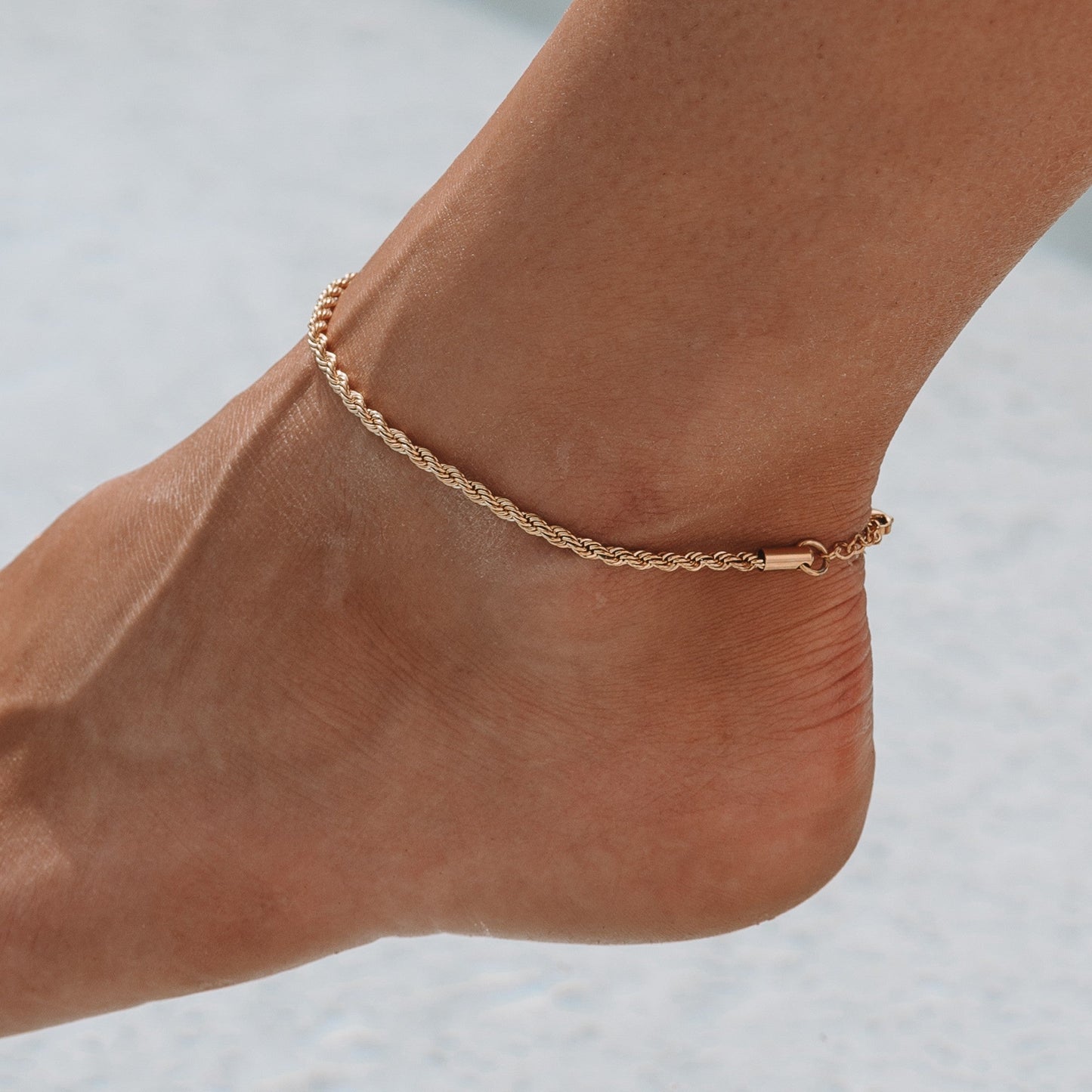 Tobillera Cadena Rope “Calvi” - Velour™