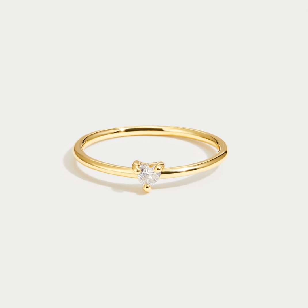 Anillo Corazón “Small Love” con Cristal - Velour™